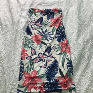 floral tube dress